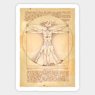 Evita gli Schemi (Avoid Schemes) - Vitruvian Man #1 Sticker